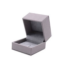 Logo Printing Luxury Custom Square Small Gift Jewelry Box For Ring Packaging